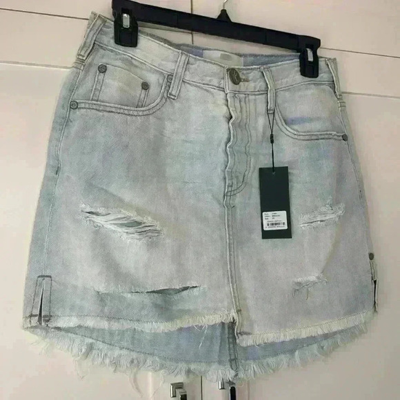 ONE TEASPOON High Waist 2020 Mini Skirt size 28 style: 21647 Brando NWT - Picture 6 of 11